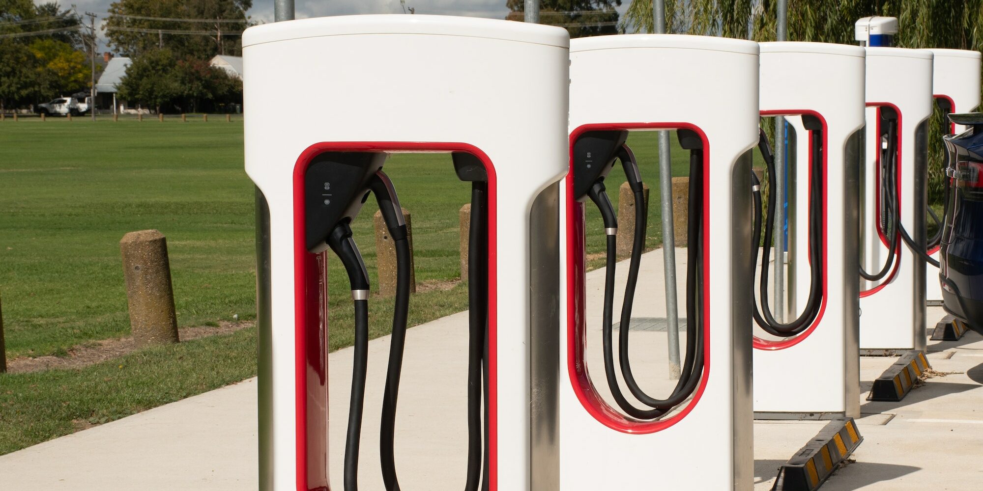 Electric car charger station