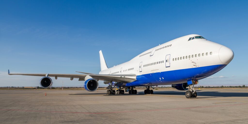 Airplane at the International Airport