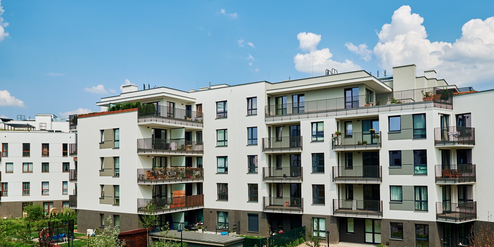New modern complex of residential appartment in Europe