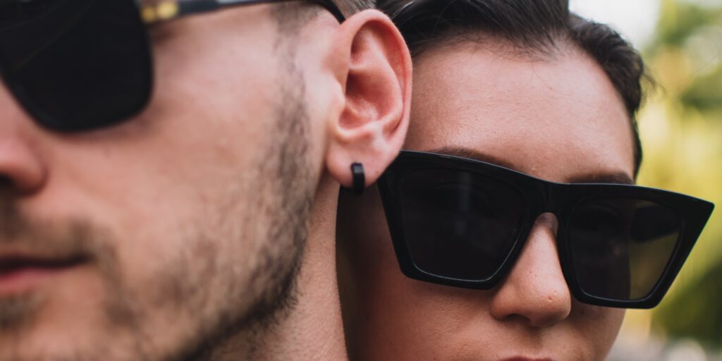 Couple in sunglases