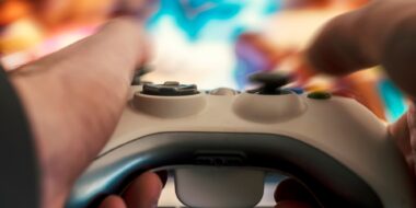 Playing video games