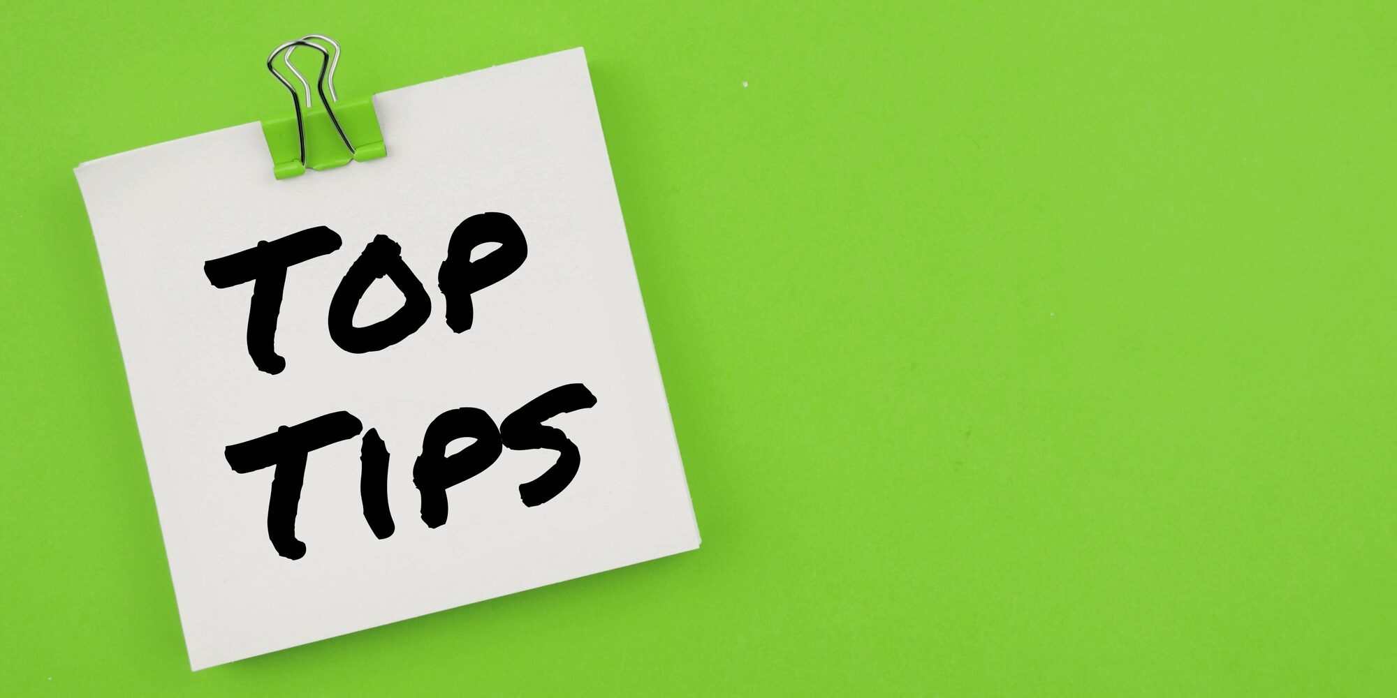 Top tips inscription